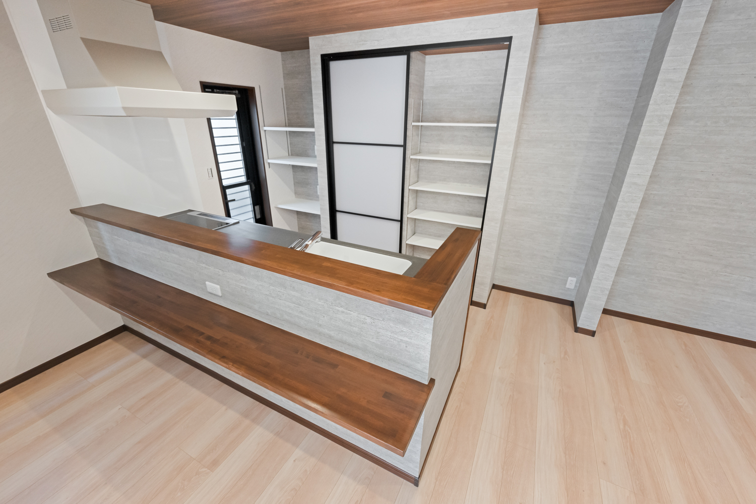 スタイリッシュな平屋