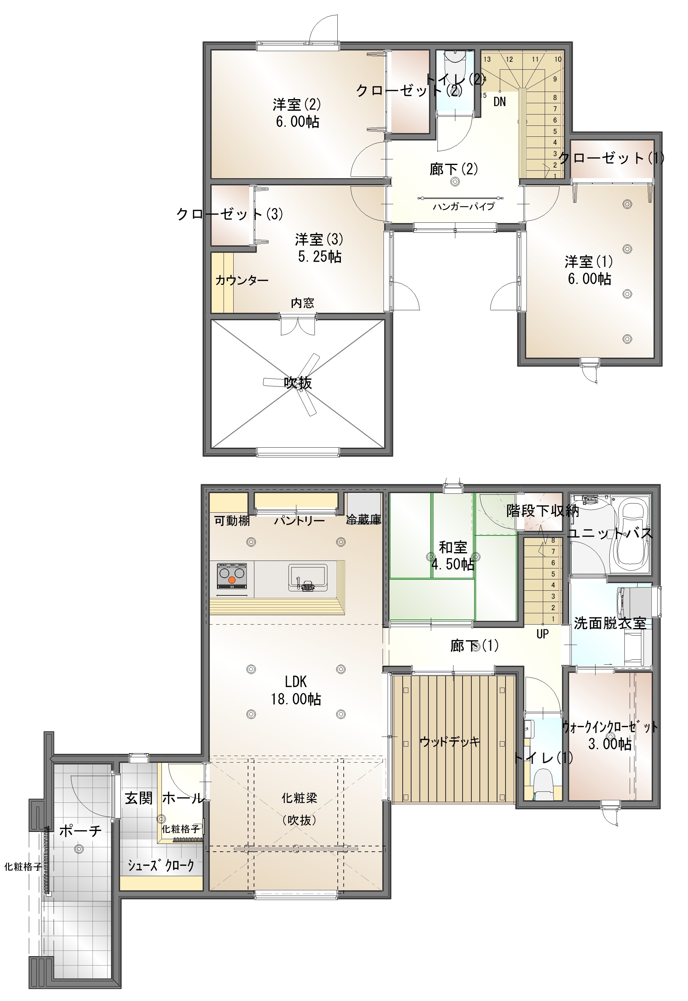 新築・グランドガーデン粕屋町若宮 『ウッドデッキテラスの家』